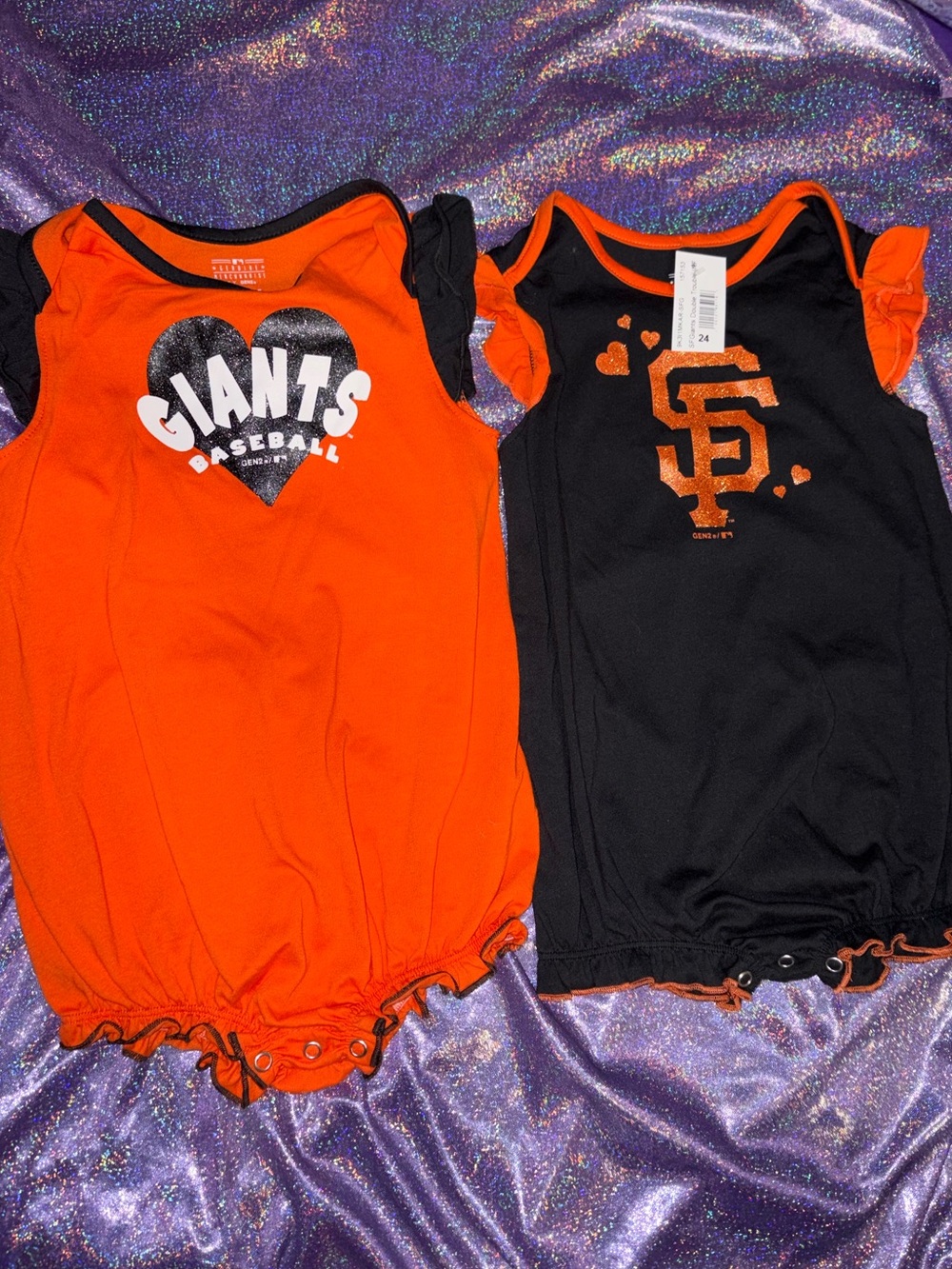 San Francisco Giants Infant Romper Set